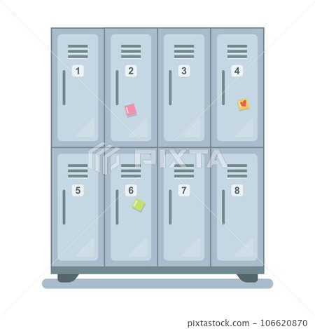 blue iron school locker. 106620870