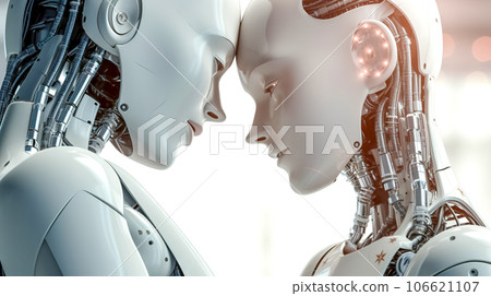 partnership between robots, feelings and machines, banner 106621107
