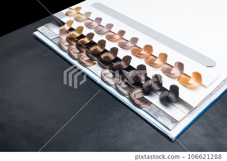Miscellaneous various samples color palette dye coloring hair shade tint Miscellaneous various samples color palette dye coloring hair shade tint 106621288