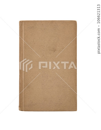 Old book cover isolated on white background with clipping path 106621313