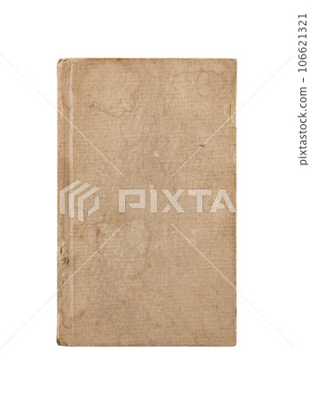 Old book cover isolated on white background with clipping path 106621321