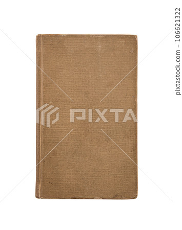 Old book cover isolated on white background with clipping path 106621322