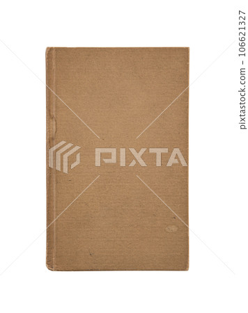 Old book cover isolated on white background with clipping path 106621327