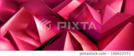 Abstract background of 3d shapes 106622551