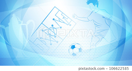 Soccer background 106622585
