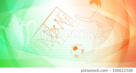 Soccer background 106622586