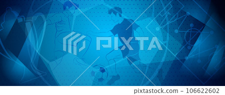 Abstract soccer background 106622602