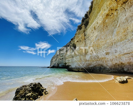 Praia do Carvoeiro, in the Algarve region, southern Portugal. Praia do Carvoeiro, in the Algarve region, southern Portugal. 106623878