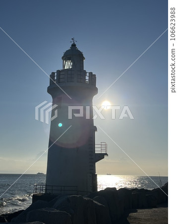 Date spot on the Atsumi PeninsulaIrago Lighthouse on Koibito Misaki Date spot on the Atsumi PeninsulaIrago Lighthouse on Koibito Misaki 106623988