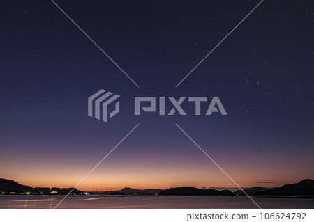 瀨戶內星空:清晨天空升起的天蠍座銀河 瀨戶內星空:清晨天空升起的天蠍座銀河 106624792