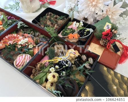 My wife's homemade home cooking, New Year's dishes, New Year's dishes, New Year's, family gatherings, homecoming, Japanese traditions, happy families My wife's homemade home cooking, New Year's dishes, New Year's dishes, New Year's, family gatherings, homecoming, Japanese traditions, happy families 106624851