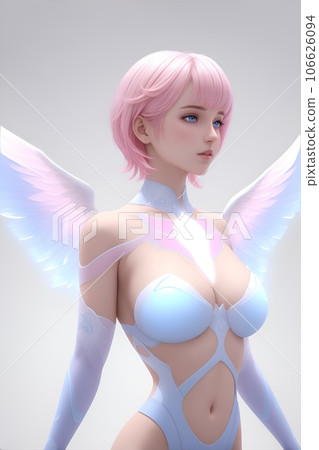 擁有天使般閃耀光環的女神 擁有天使般閃耀光環的女神 106626094