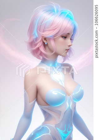 擁有天使般閃耀光環的女神 擁有天使般閃耀光環的女神 106626095