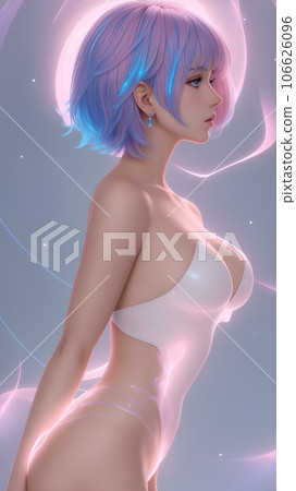 擁有天使般閃耀光環的女神 106626096