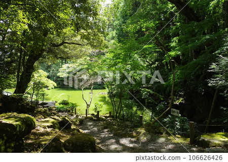 A view of the pond at Naritasan Park within the grounds of Naritasan A view of the pond at Naritasan Park within the grounds of Naritasan 106626426