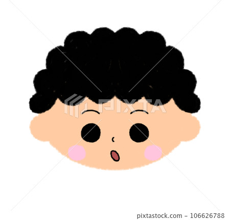 帶著神秘表情的男孩臉圖標 帶著神秘表情的男孩臉圖標 106626788