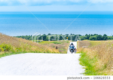 White road Misaki Soya motorcycle rider White road Misaki Soya motorcycle rider 106628553