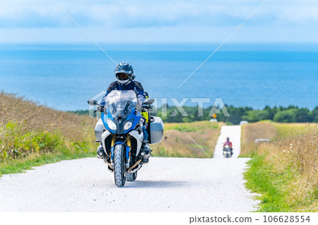 White road Misaki Soya motorcycle rider White road Misaki Soya motorcycle rider 106628554