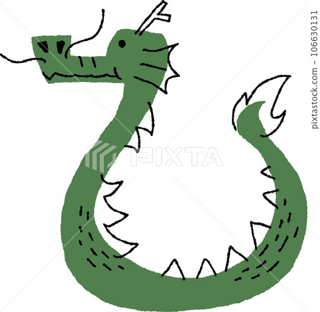 簡單的手繪龍圖 106630131