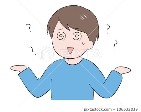 一個穿著便服、什麼都不懂的年輕人(上身) 一個穿著便服、什麼都不懂的年輕人(上身) 106632839