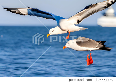 Beautiful Bird in water. Close up. Generative AI Beautiful Bird in water. Close up. Generative AI 106634779