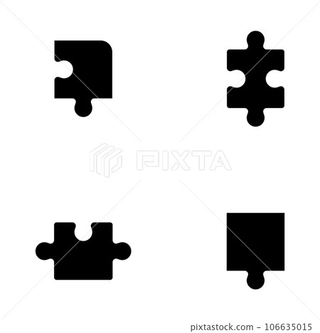 icon puzzle vector icon puzzle vector 106635015
