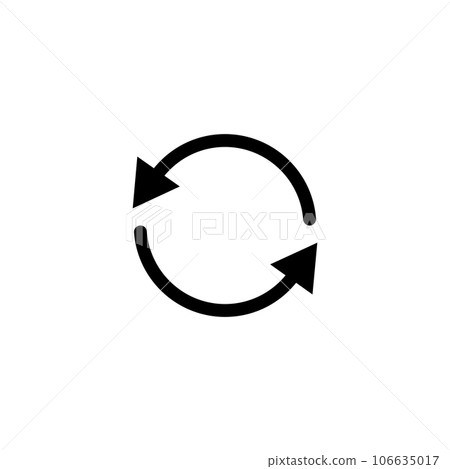 loop icon vector 106635017
