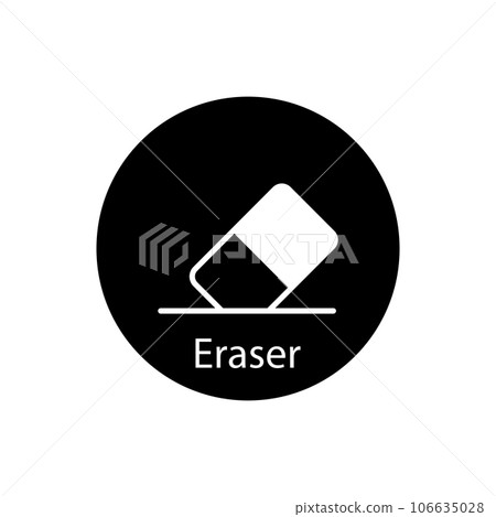 eraser icon vector 106635028