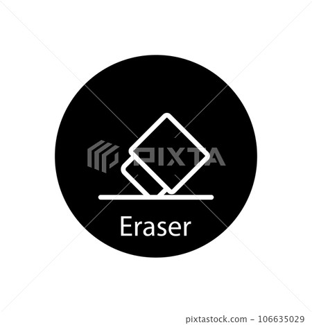 eraser icon vector 106635029