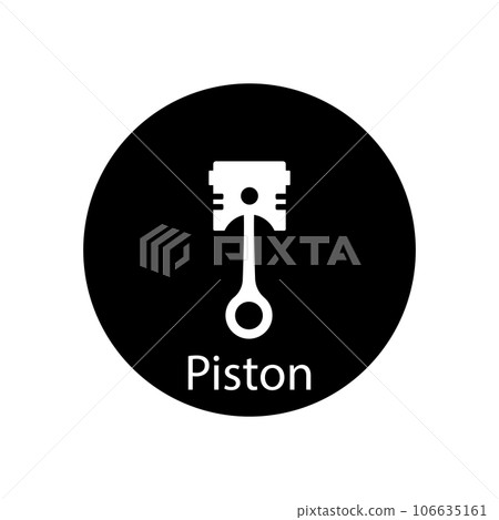 piston icon vector piston icon vector 106635161