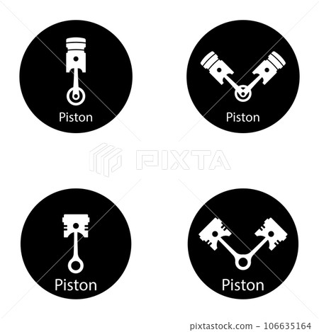 piston icon vector piston icon vector 106635164
