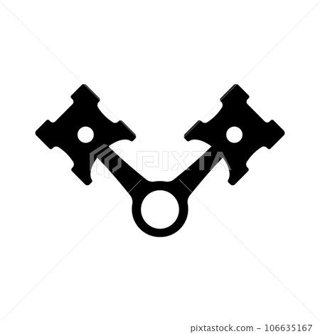 piston icon vector piston icon vector 106635167