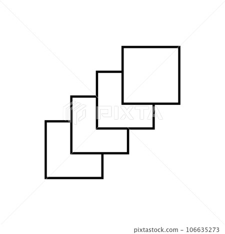 layer icon vector 106635273