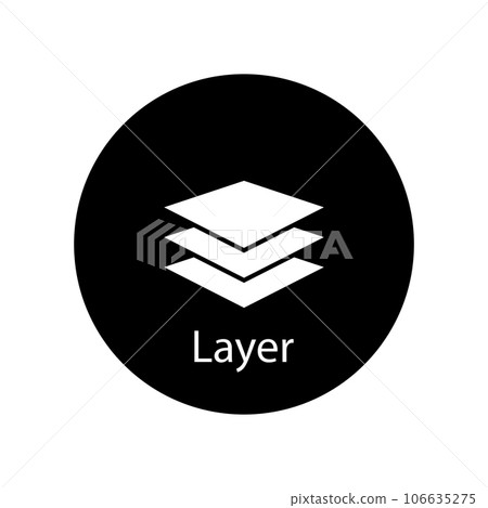 layer icon vector 106635275