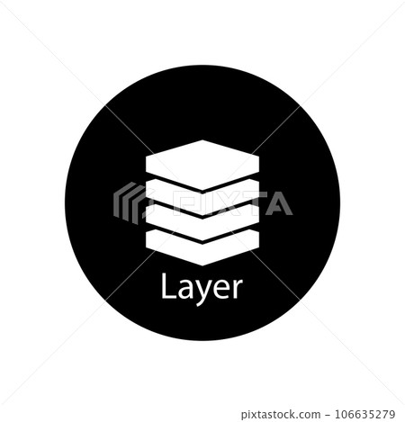 layer icon vector 106635279
