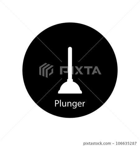 plunger icon vector plunger icon vector 106635287