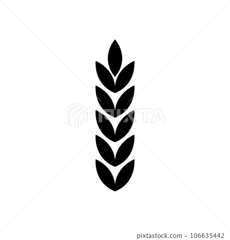 wheat icon vector wheat icon vector 106635442