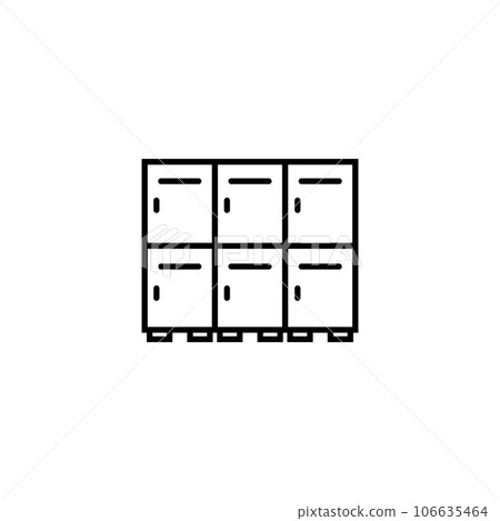 locker icon vector locker icon vector 106635464