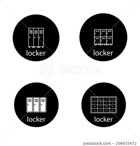 locker icon vector locker icon vector 106635472