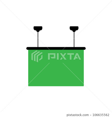 green screen icon vector green screen icon vector 106635562