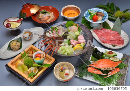 以龍蝦和螃蟹為特色的豪華懷石料理套餐 106636705