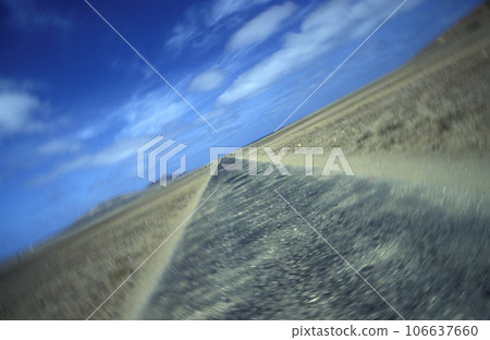 AFRICA CAPE VERDE SANTO ANTAO STONE ROAD 106637660