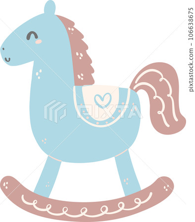 nursery kid element rocking horse toy nursery kid element rocking horse toy 106638675