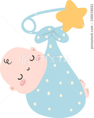 baby shower newborn with star baby shower newborn with star 106638682