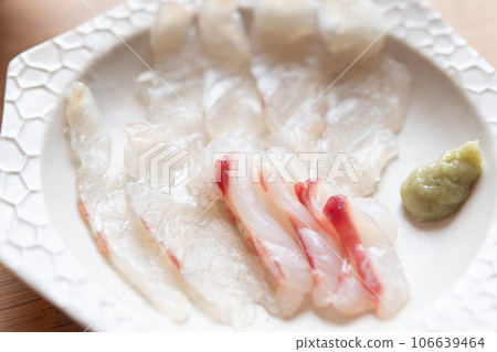 黑鯛魚生魚片 黑鯛魚生魚片 106639464