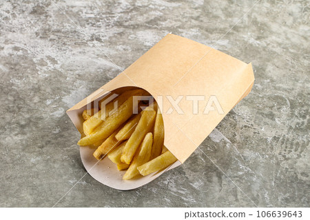 Crispy salted French fry potato Crispy salted French fry potato 106639643