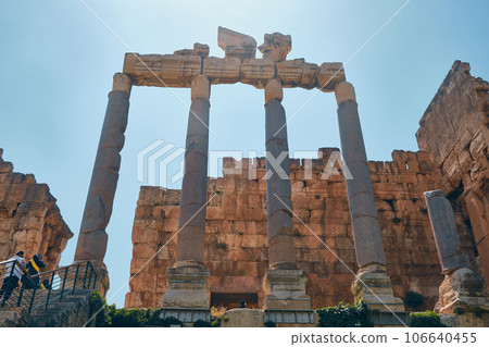 Heliopolis temple complex in Baalbek 106640455