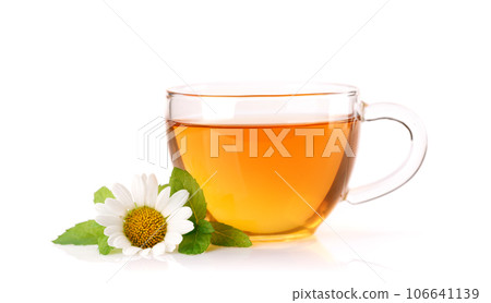 Soothing herbal tea blend with mint and chamomile Soothing herbal tea blend with mint and chamomile 106641139