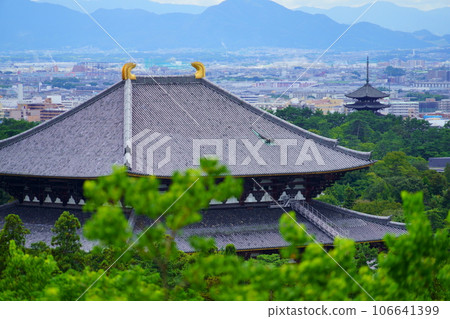 Ancient capital Nara, Japanese-style scenery, Todaiji and Kofukuji Ancient capital Nara, Japanese-style scenery, Todaiji and Kofukuji 106641399