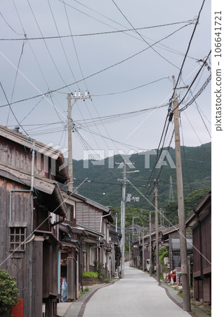 殘留著黃金時代痕蹟的佐渡金山_相川地區街景 殘留著黃金時代痕蹟的佐渡金山_相川地區街景 106641721